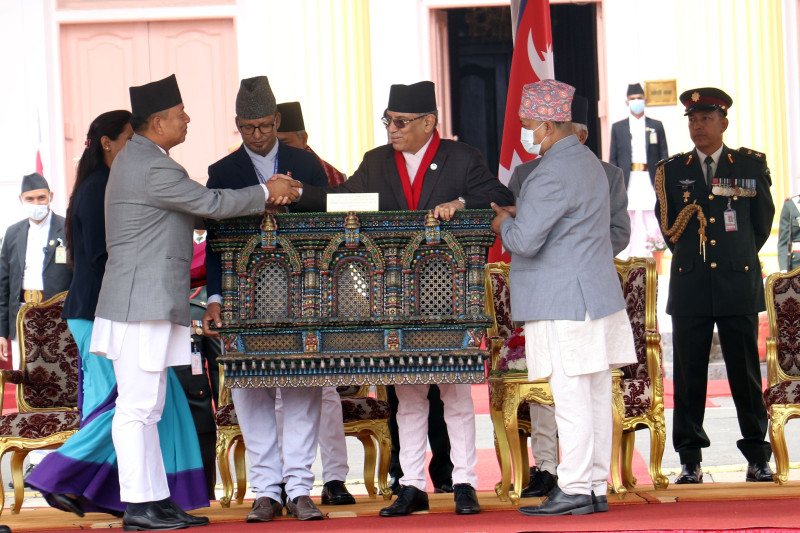 नवनिर्वाचित उपराष्ट्रपतिलाई बधाई र दलहरूलाई धन्यवाद दिँदै बिदा भए निवर्तमान उपराष्ट्रपति पुन